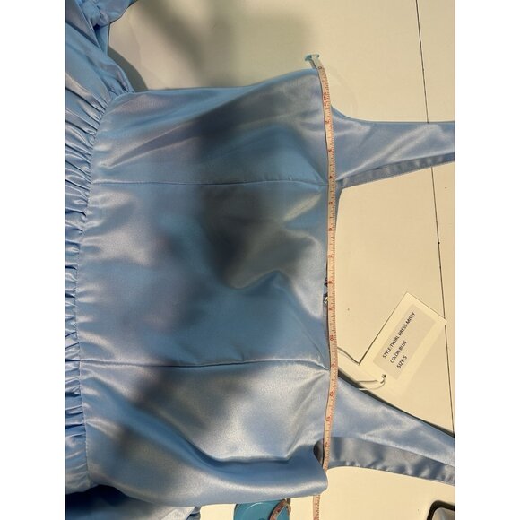 NWT Dream Dress Twirl Dress Missy Ingenue Blue S Chelsea Reece - Picture 6 of 8